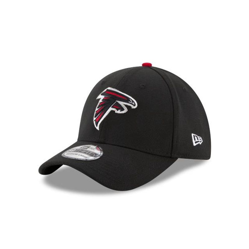 NFL Atlanta Falcons Team Classic 39Thirty Stretch Fit (TNE3892) - Black New Era Caps